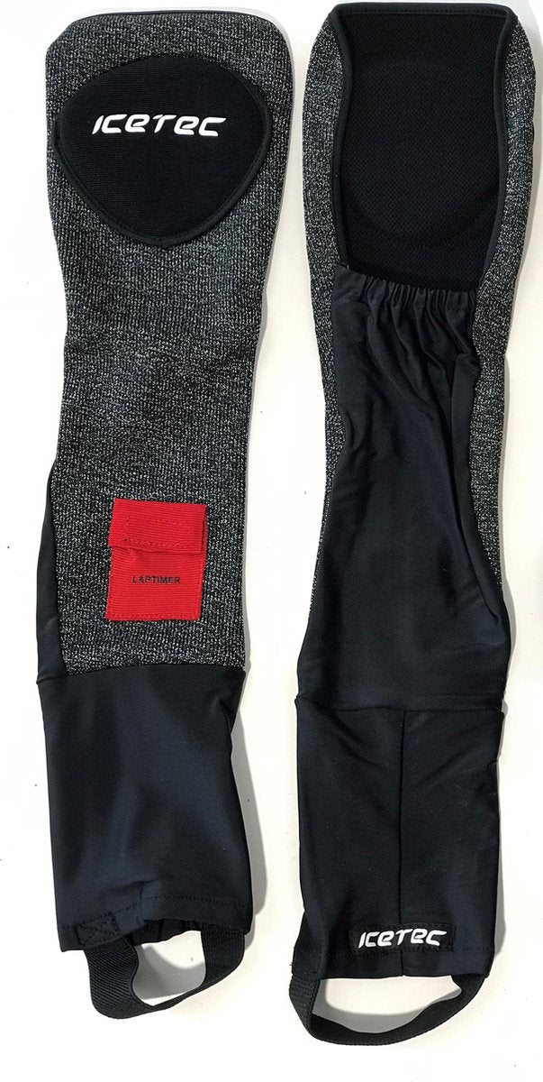 Icetec | Snijvaste Scheen-/Enkelbeschermers - Elastiek bandje - L/XL - Schaatsen