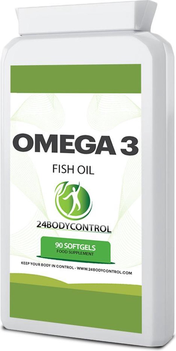 24Bodycontrol Omega 3 - 90 softgel capsules - Voedingssupplement