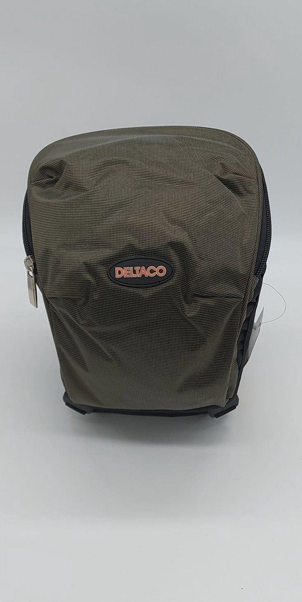 DELTACO - Cameratas - Middelgrote Cameratas - Camera Hoesje - Cameratas - Polyester - Zwart met Groen