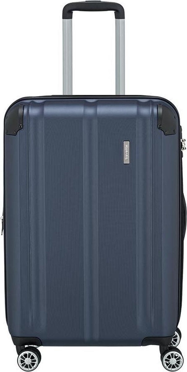 Travelite City 4 Wheel Trolley M Expandable Navy