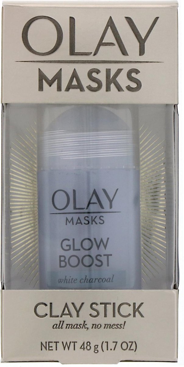 Olay Masks Clay Stick Glow Boost White Charcoal 48 G