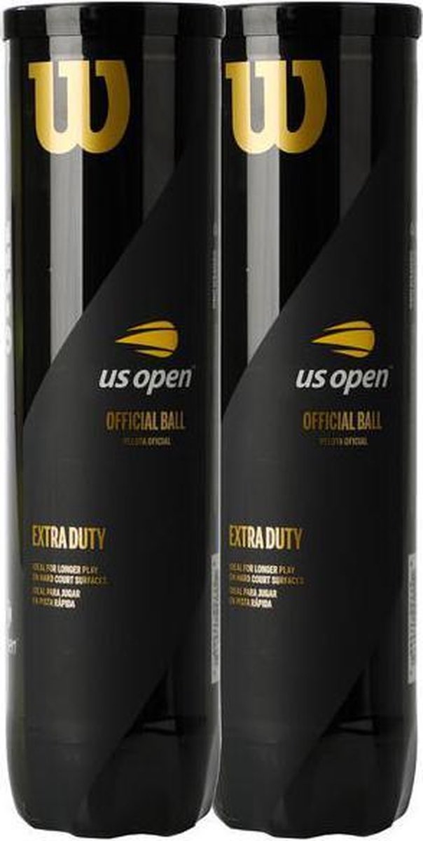 Wilson US Open Original - Tennisballen - 2x4 Stuks - Geel
