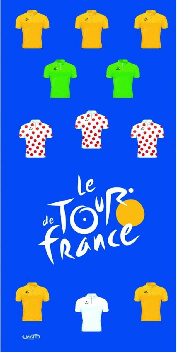 Matt Scarf Tour De France Multi - Maat One size