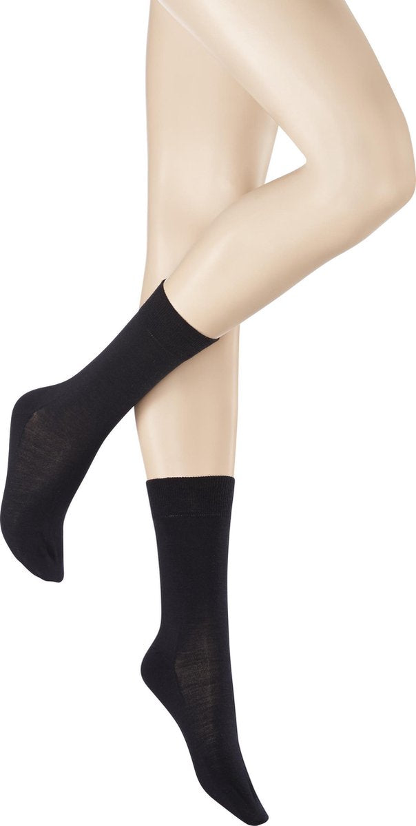 Kunert Soft Wool Cotton Dames Sokken - Marine - Maat 35-38