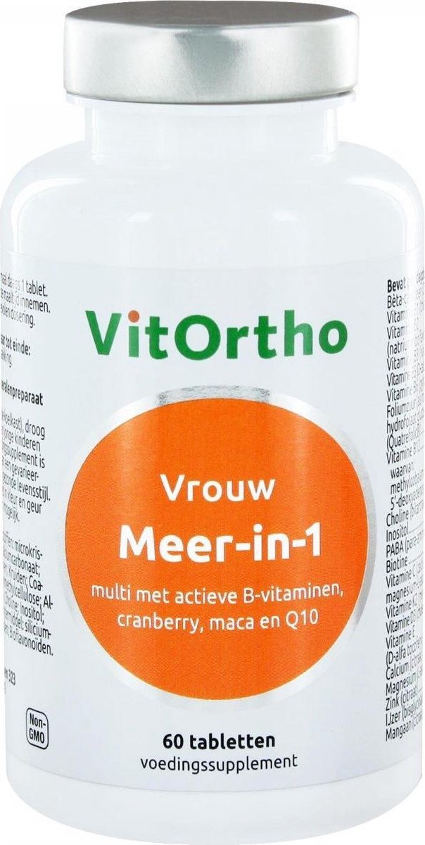 VitOrtho Meer-in-1 Vrouw - 60 tabletten