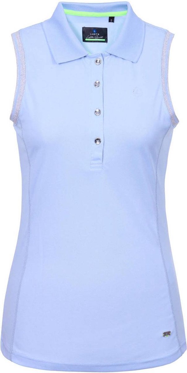 Lutha Elisabet Polo Mouwloos Blauw XL