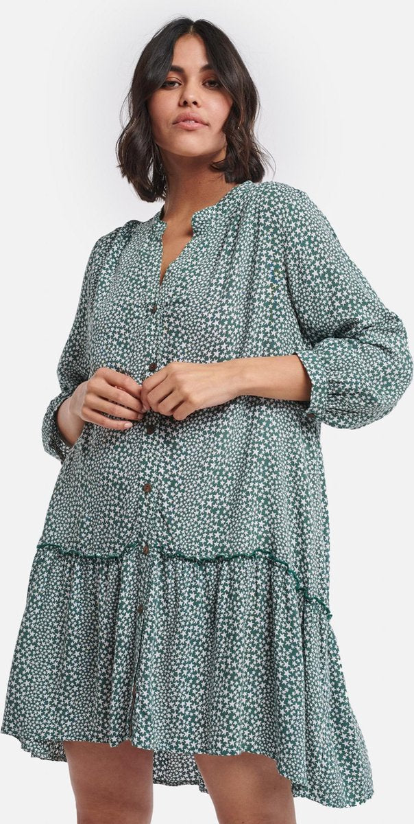 Shiwi Ladies drop waist dress Tuvalu - green - xs