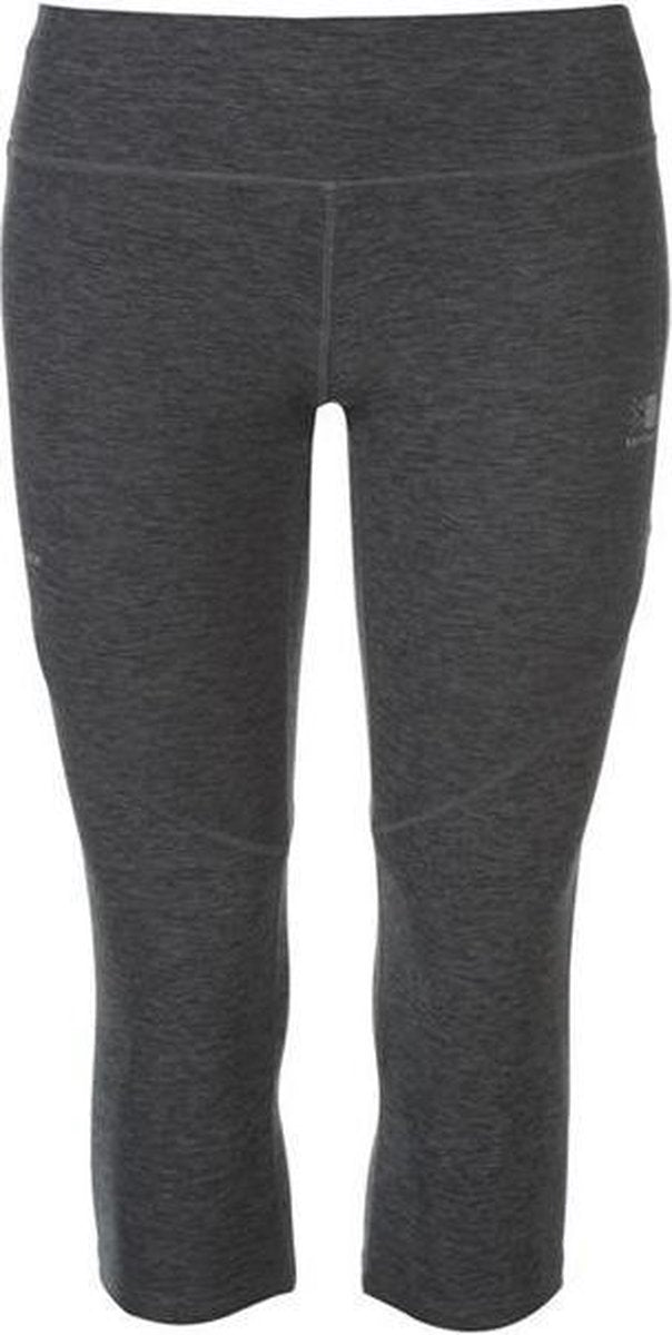 Karrimor - ¾ Hardloopbroek  - Capri - Dames - Donkergrijs Gemêleerd - XS