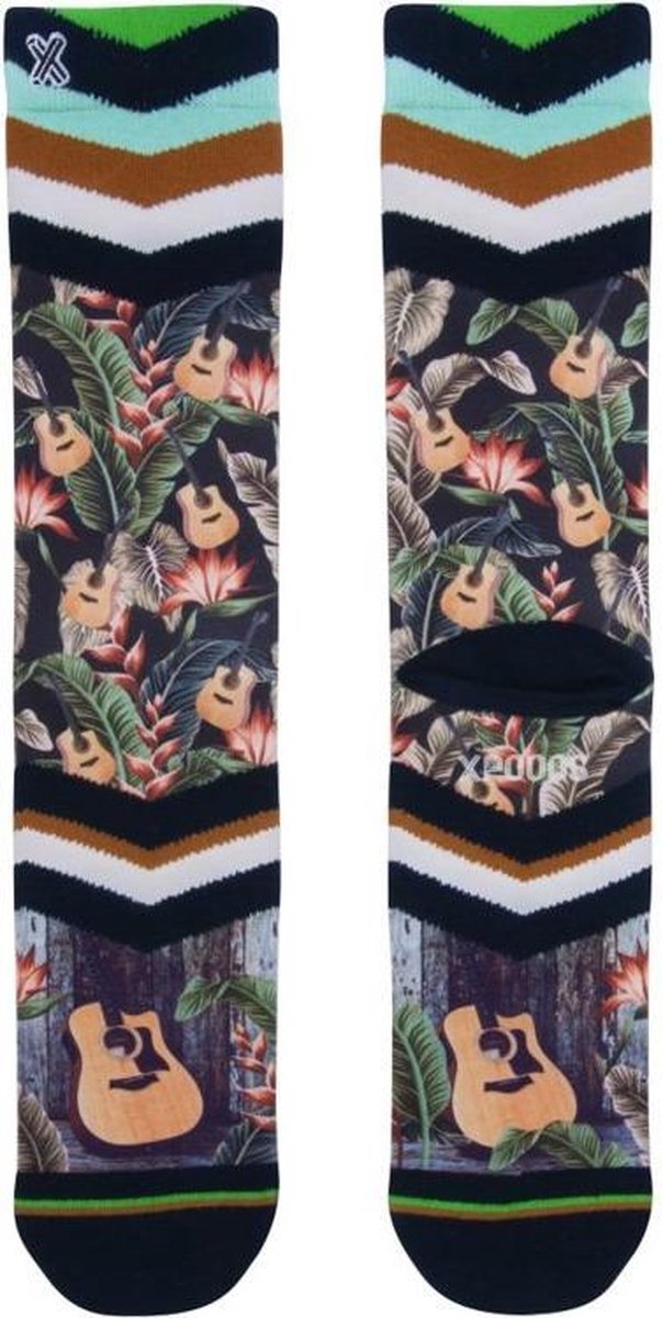Xpooos Heren Socks Hawaï Blues 60227