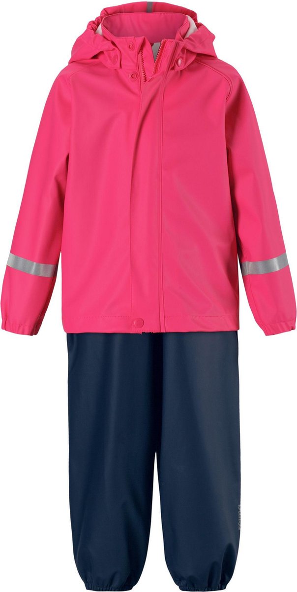 Reima - Regenpak voor meisjes - Tihku - Felroze - maat 80cm