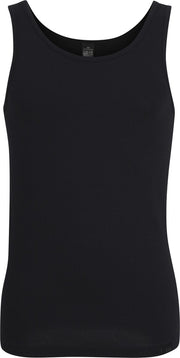 Gotzburg heren singlet slim fit 95/5 (1-pack) - heren onderhemd stretch katoen - zwart -  Maat: 3XL