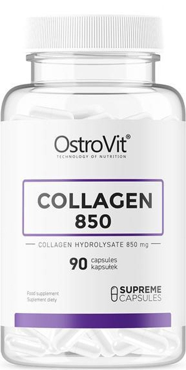 Collageen 850mg 90 Capsules OstroVit + GRATIS Pill Box