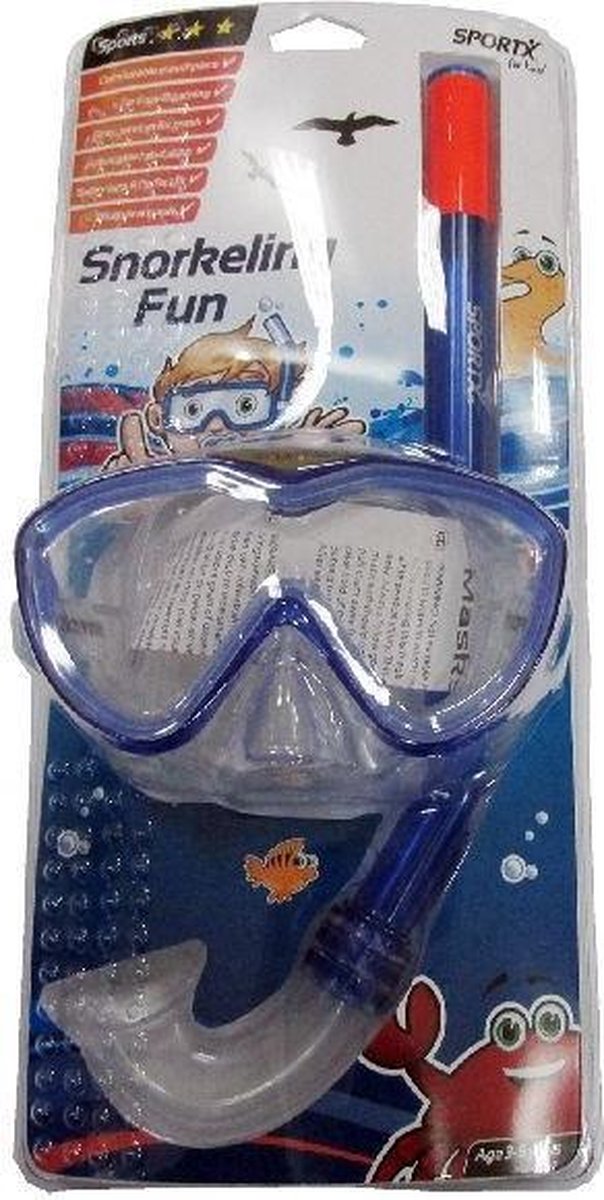 Sportx Snorkelset Sport Kids Blauw