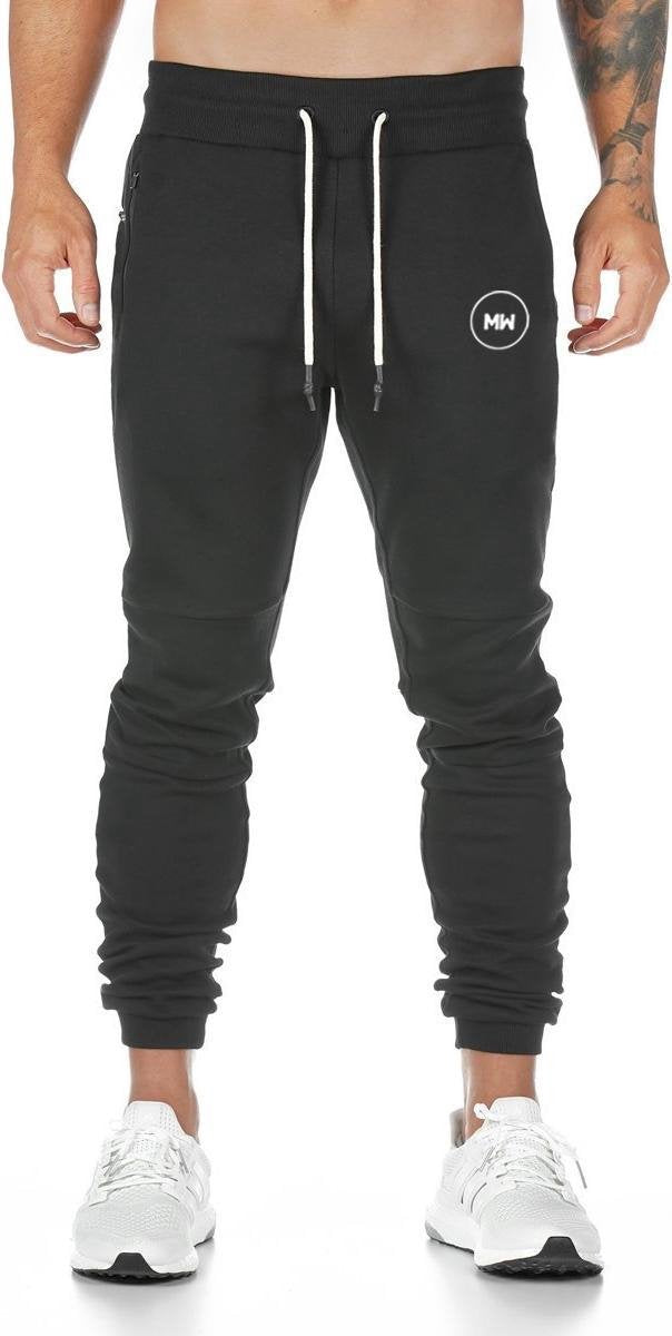 MW® Trainingsbroek Heren - Joggingbroek - Sportbroek Lang - Broek met Zakken  - Maat XL