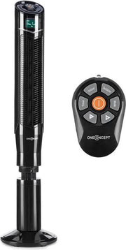 oneConcept Northpeak Torenventilator - hoogte 132 -> 149 cm - oscillatie tot 360° - timer - afstandsbediening - 44W