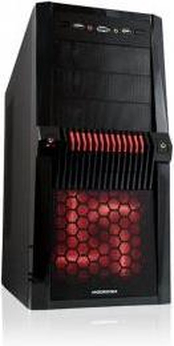 Modecom AT-BDRF-10-000000-0002 BULLDOZER Red Midi-Tower [ATX