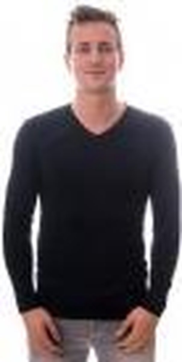 Claesens Men V-Hals Longsleeve Navy L