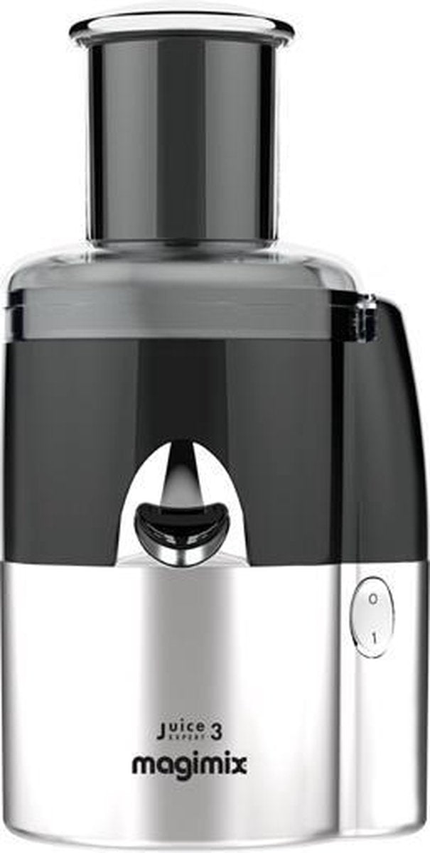 Magimix Juice Expert 3 - 400 W - Professionele motor - 30 jaar motorgarantie - Zwart/Mat Chroom