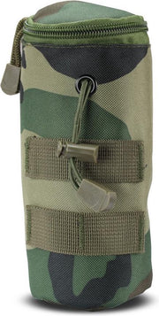 101Inc Molle pouch airsoft BB fles woodland camo