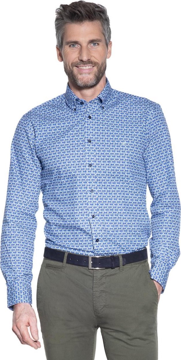 Campbell Classic Casual overhemd lange mouw