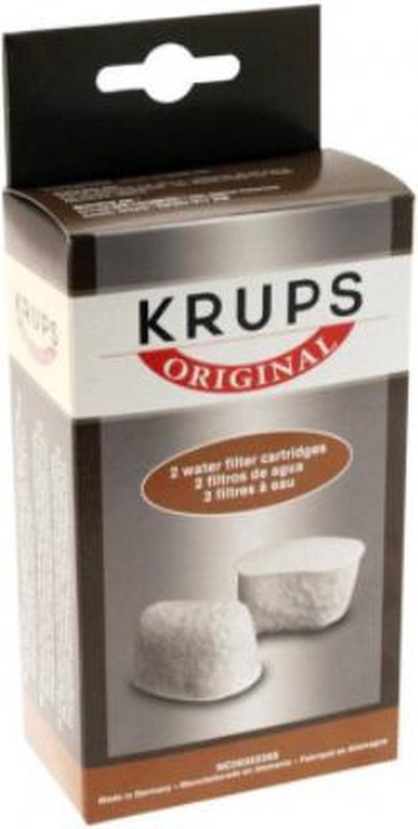 Krups Moulinex filter anti chloorfilter - 2 stuks - koolstoffilter waterfilter anti kalk koffiezetapparaat koffiezetter - Voor o.a. Orchestro