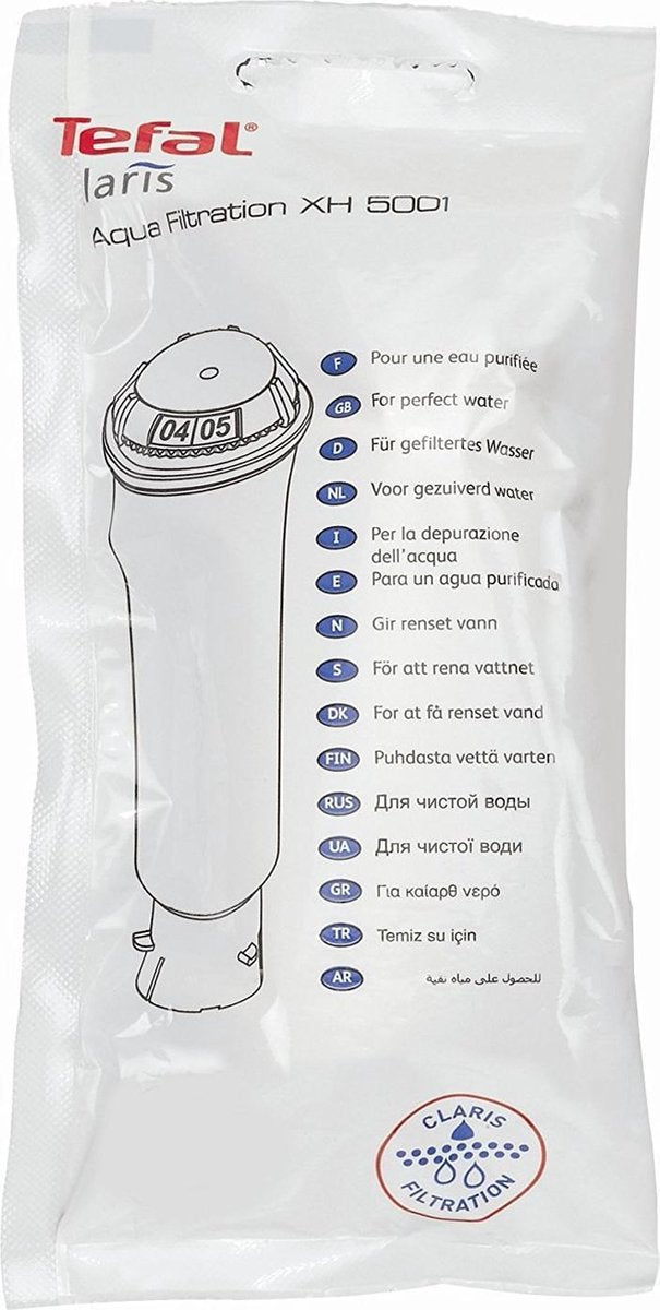 Tefal Claris Waterfilter XH5000 XH5001 - 2 stuks Quick and Hot