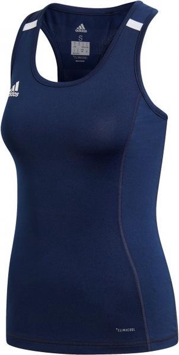 adidas T19 Tanktop Dames - Navy - maat XL