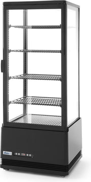 Arktic Koelvitrine 98 Liter - Zwart - Met 4 Schappen - 452x406x(H)1116mm
