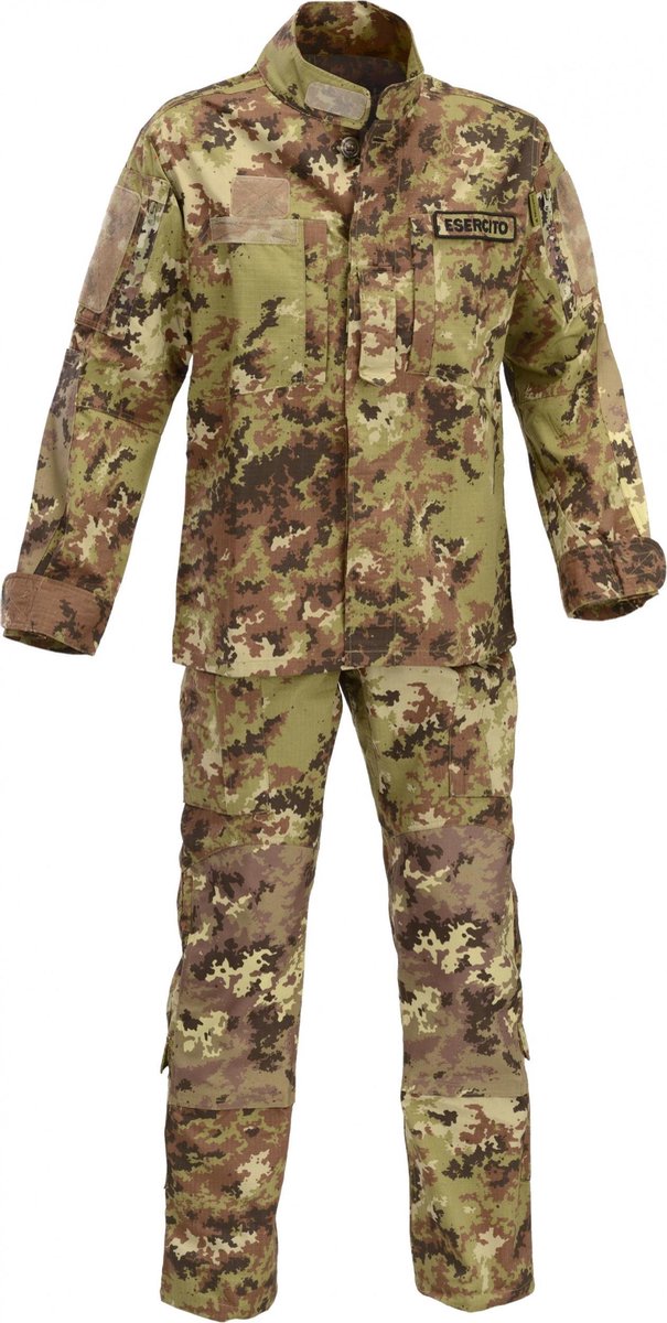 Defcon 5 Airsoft Uniform Ita Heren Polykatoen Groen/bruin Mt S