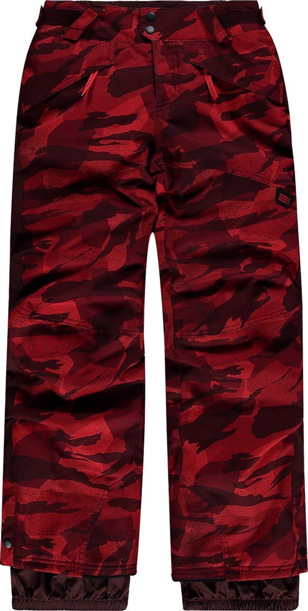 Old Stuff Wintersportbroek All Over Print - Red Aop - 176