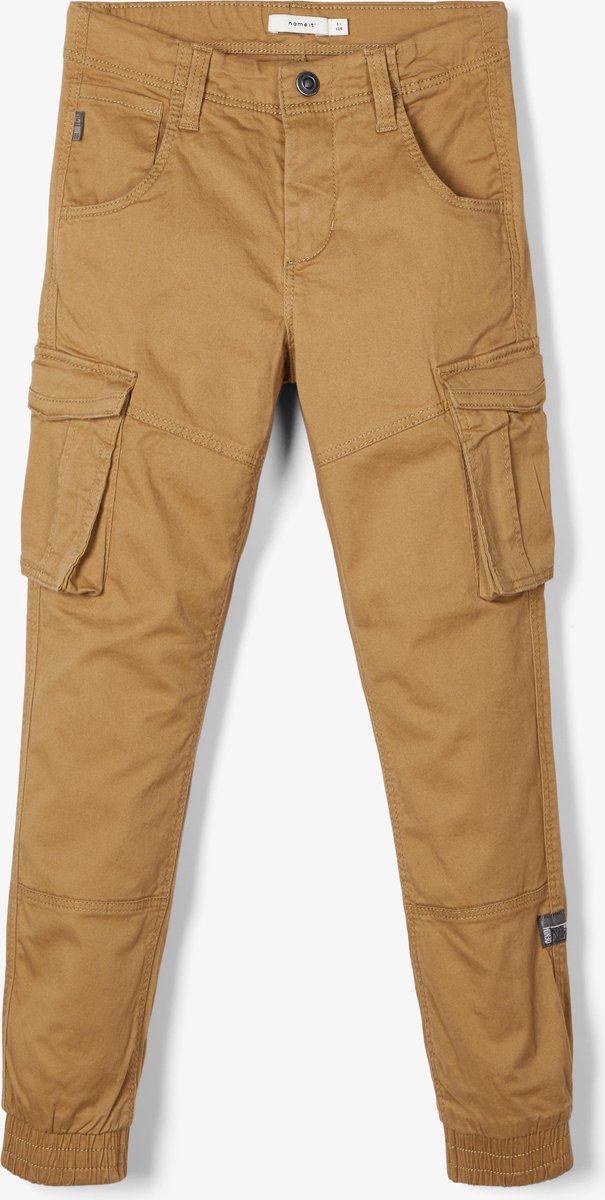 Name it Jongens Bamgo Regular Fit Broek - Kelp - Maat 158