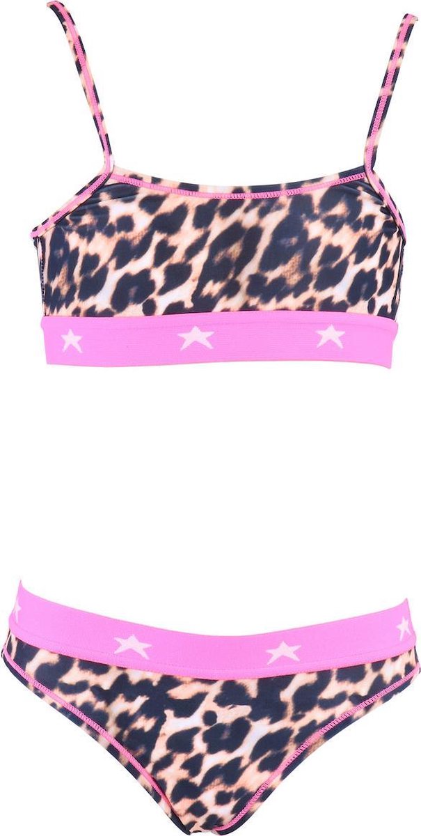 Claesen's bikini brown Panther Pink 164-170