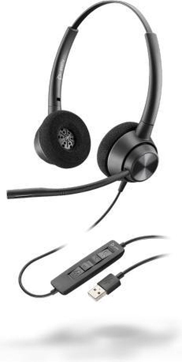 POLY EncorePro 320 Headset Hoofdband Zwart