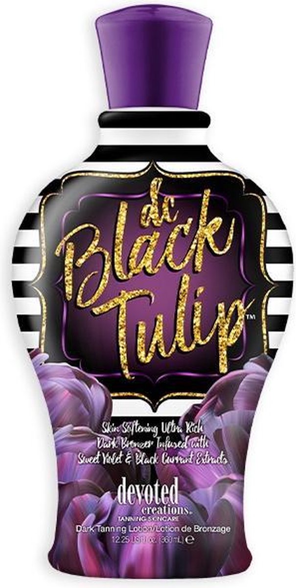 Devoted Creations - Black tulip zonnebankcrème - 360ml