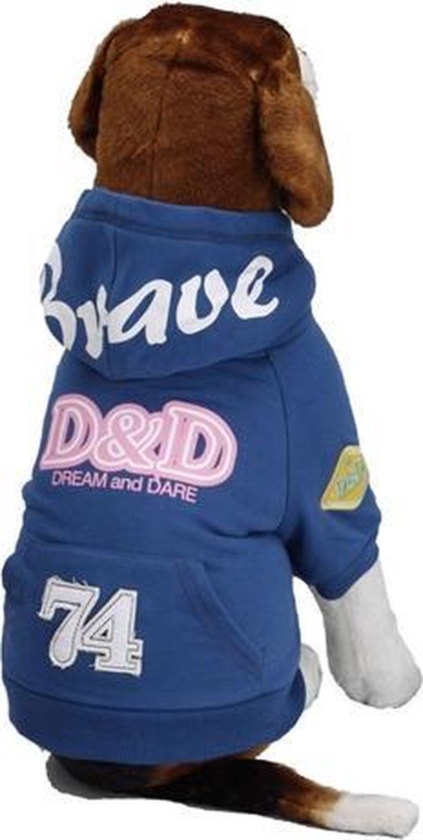 D&D Hondenjas Bravedog - Kobalt Blauw - XS - 22 x 35 x 20 cm