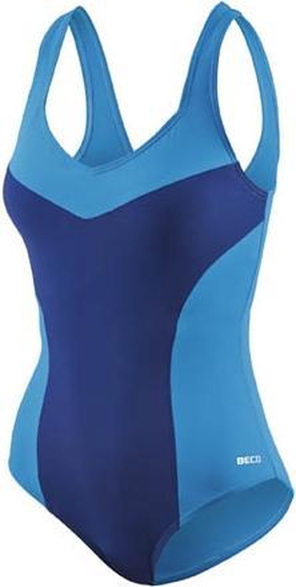 Beco Badpak C-cup Dames Polyamide Donkerblauw/blauw Maat 40