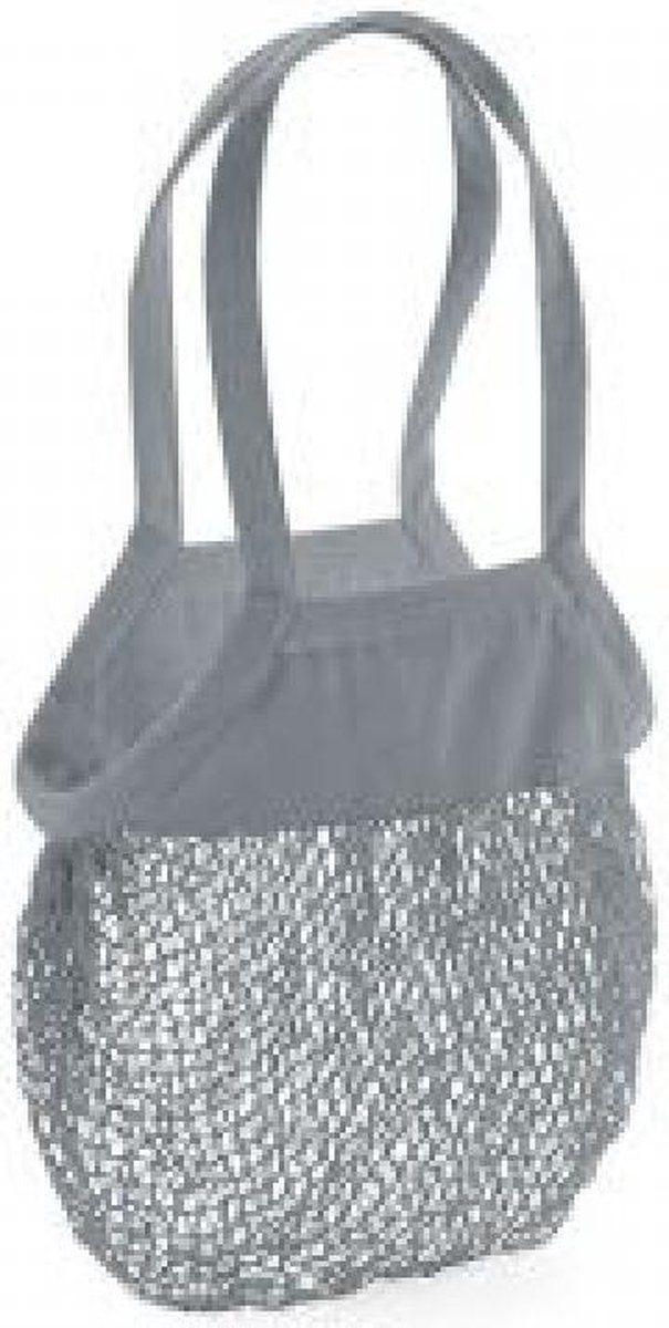 Organic Cotton Mesh Grocery Bag (Grijs)