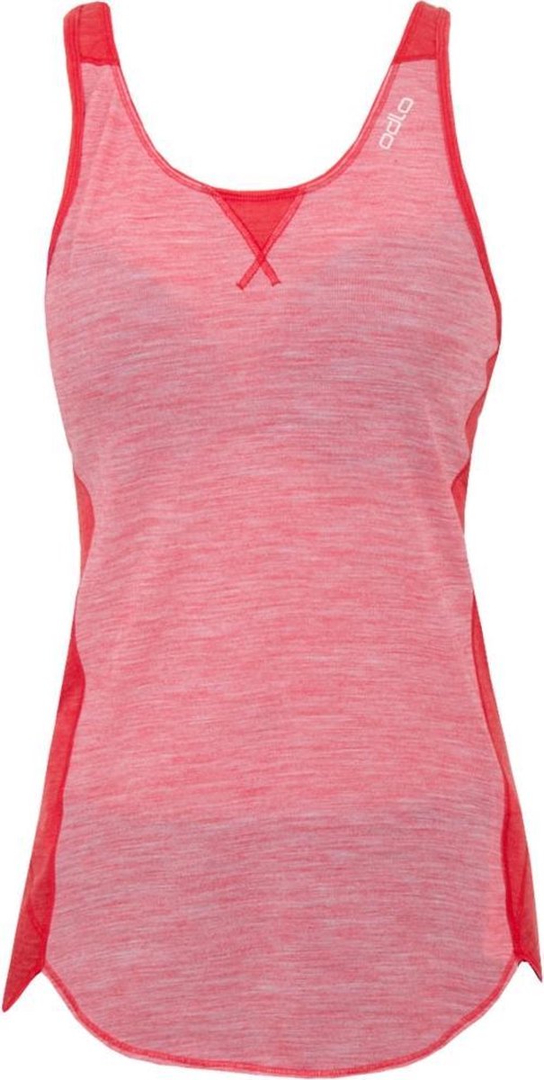 Odlo  - singlet - revolution crew neck - Dames - lollipop melange - roze - L