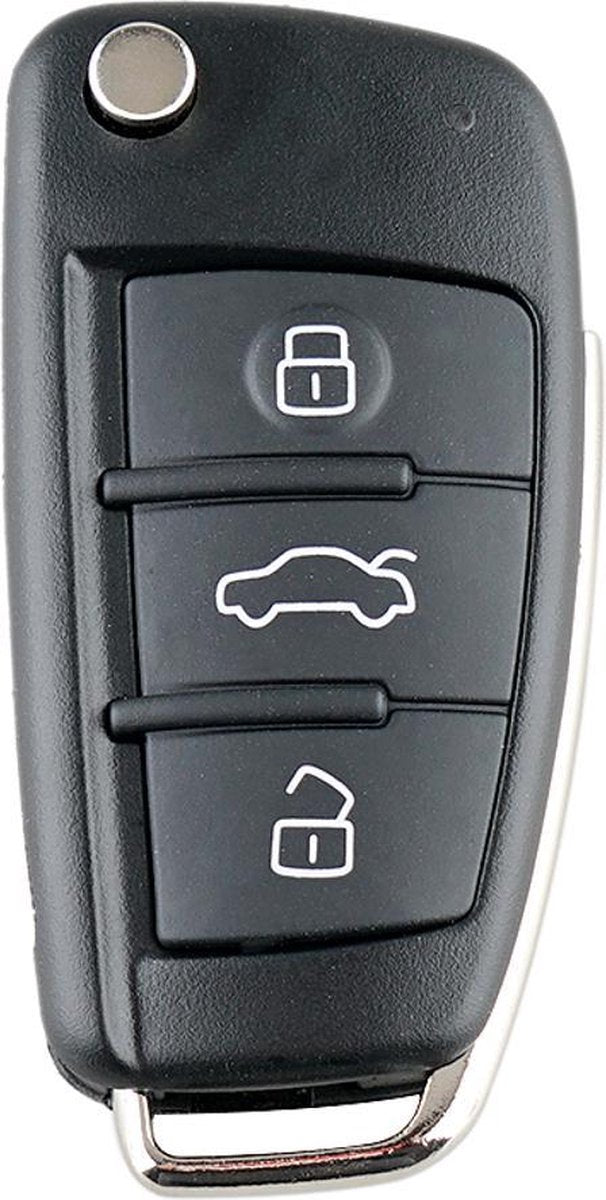 Audi A3 A4 A6 A8 Q7 S6 TT - klapsleutel - 3 knoppen -  HU66ARS8 - autosleutel - sleutel - behuizing