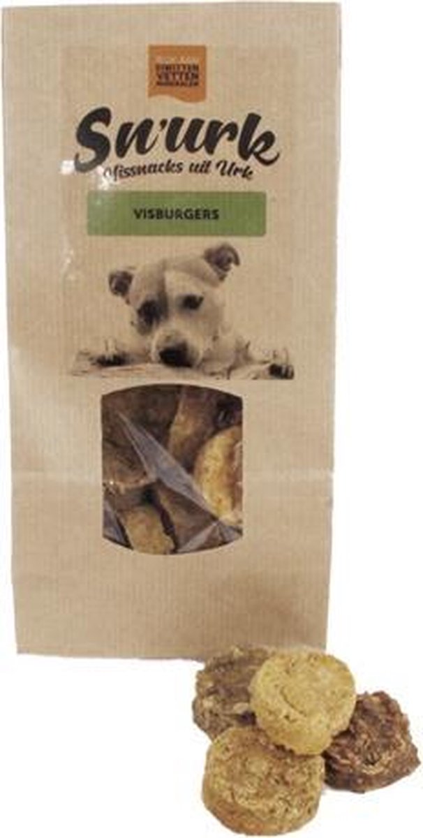 Snurk miniburgers mix zalm/schelvis/kabeljauw/tonijn - 100 gr - 1 stuks