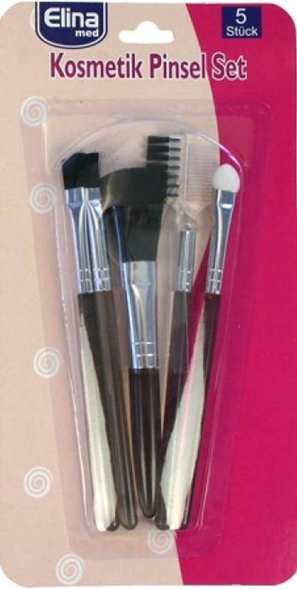 5-delige Make-up Kwasten Set - borstelset