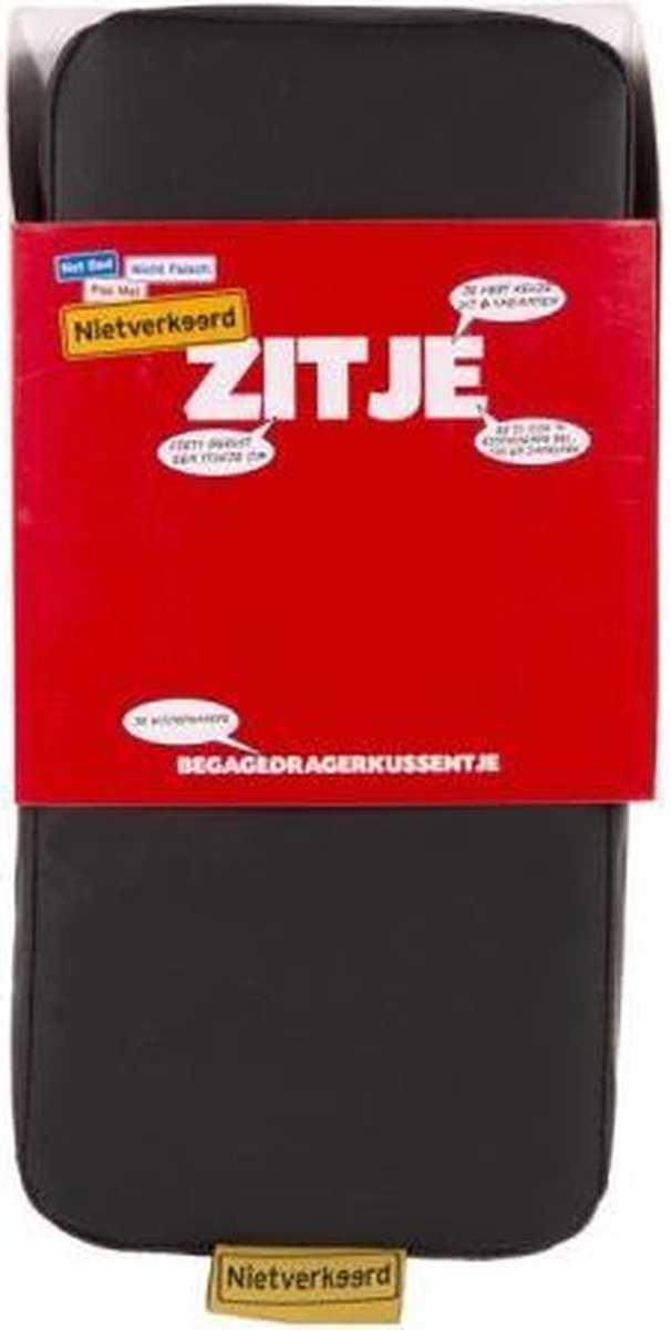 Nietverkeerd Bagagedragerkussen Eco - Zwart (1511102)