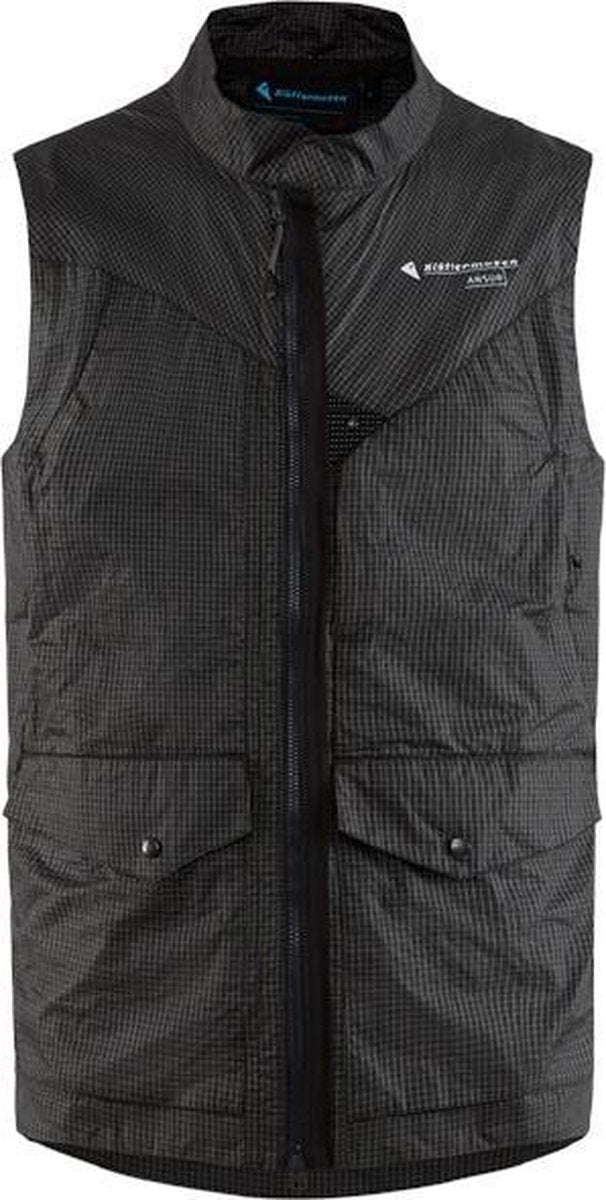 Klättermusen Outdoorvest Ansur Heren Katoen Koper/zwart Maat M