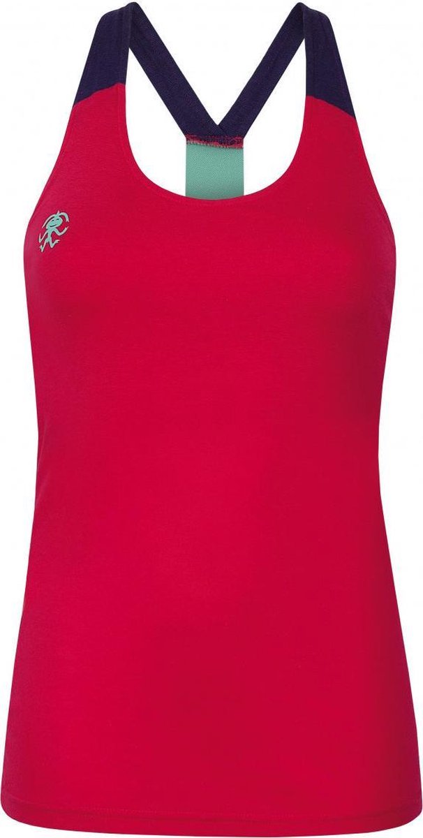 Rafiki Tanktop Vibes Ll Dames Katoen Rood Maat 38