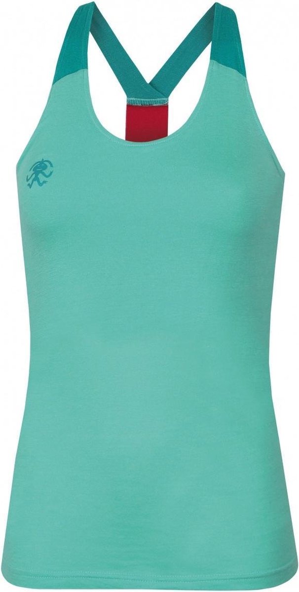 Rafiki Tanktop Vibes Ii Dames Biologisch Katoen Groen Maat S