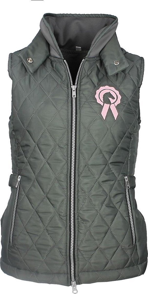 Paardenpraattv Bodywarmer Paardenpraat By Ej Eve Kids - Grey - 152