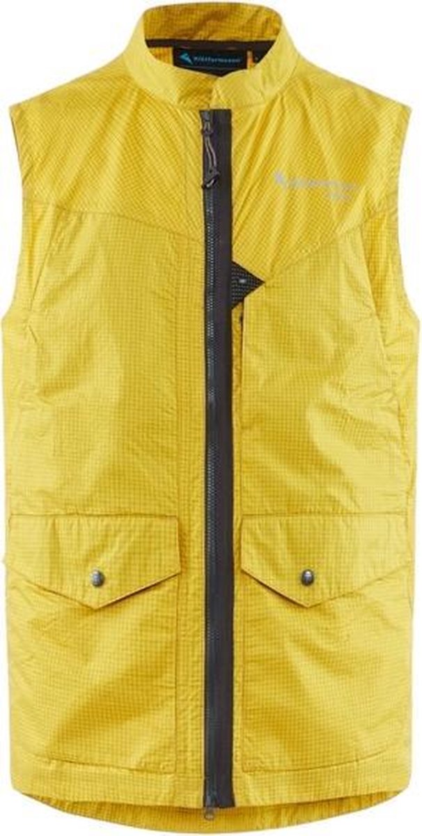 Klättermusen Outdoorvest Ansur Heren Katoen Geel Maat S