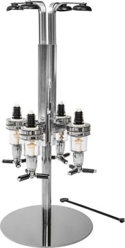 TecTake Bar Butler - 4-voudige carroussel - shot dispenser - 401624