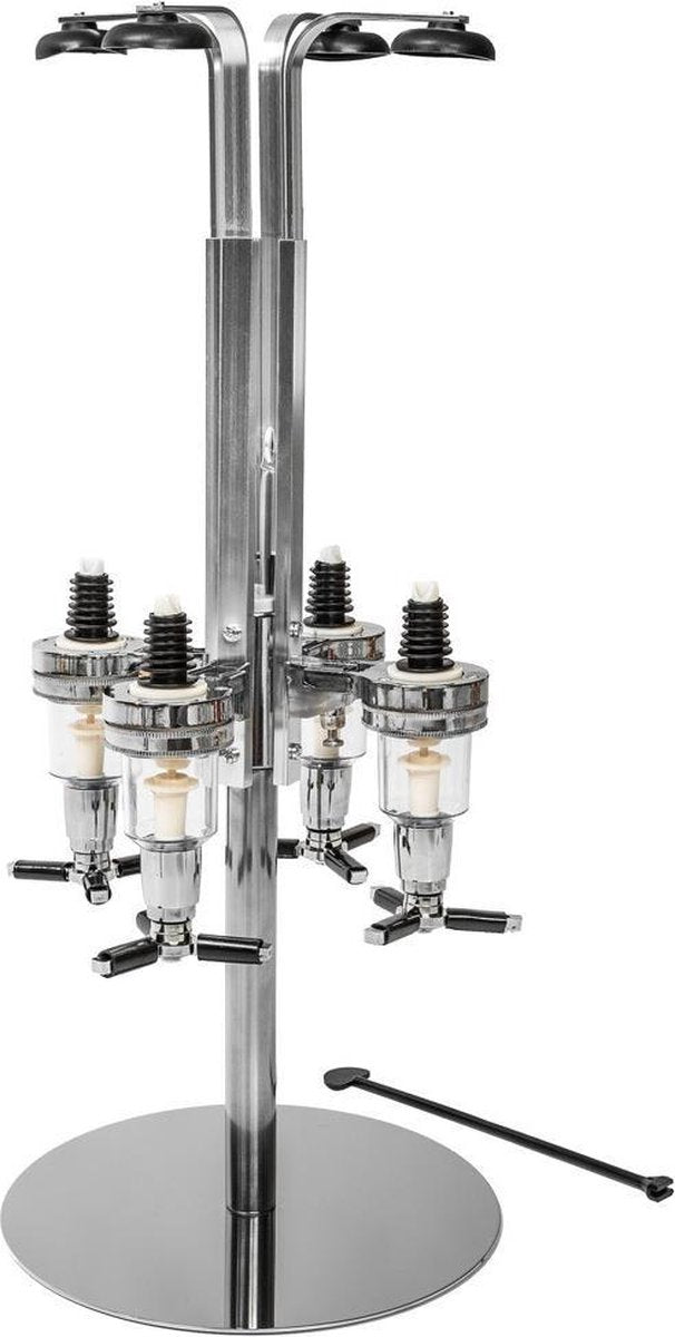 TecTake Bar Butler - 4-voudige carroussel - shot dispenser - 401624