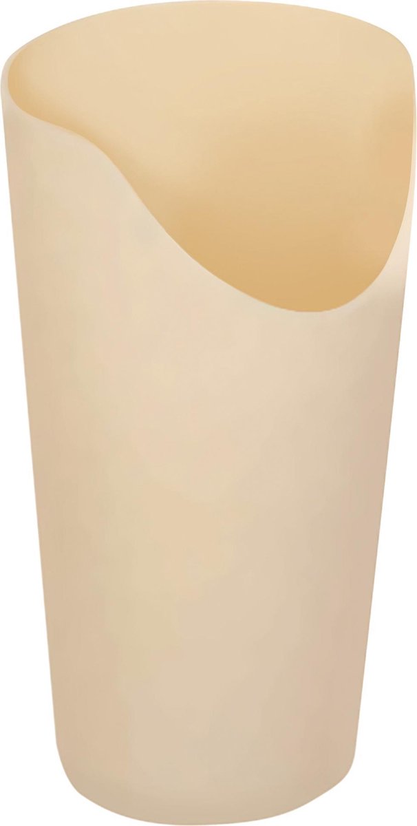 Beker met neusuitsparing